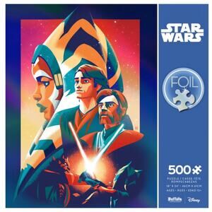 Buffalo Games Star Wars Victory And Defeat 500 Piece Foil Jigsaw Puzzle Fun Game